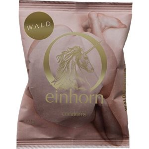 Einhorn-Kondome einhorn, 7 Stück, Design Edition: WALD NUDE