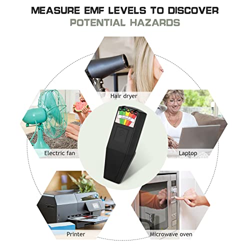 EMF-Messgerät color tree Handheld LED EMF Meter Magnetfeld