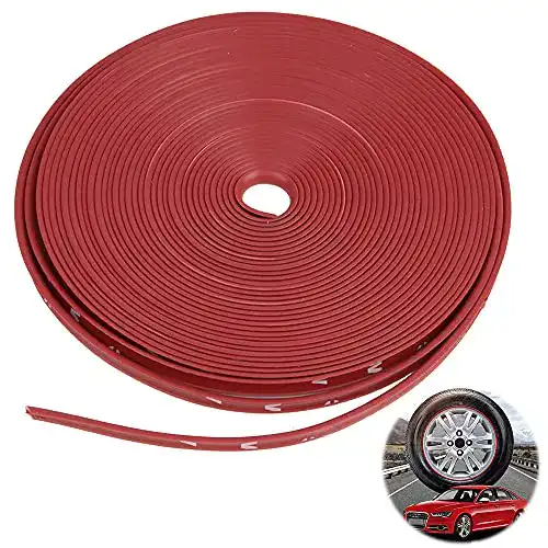 Felgenschutzringe XiXiRan, Felgenstyling Rim Protector, 8m, Rot