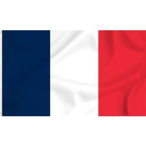 Frankreich-Flagge Storm&Lighthouse Frankreich Flagge