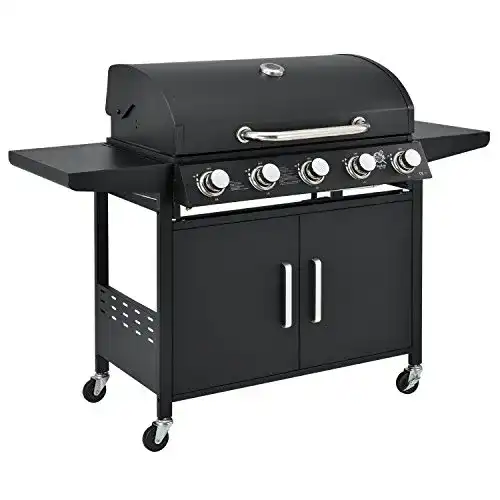 Gasgrill bis 300 Euro Juskys BBQ Gasgrill Dakota mit 5 Brenner