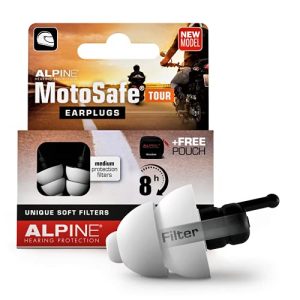 Gehörschutz-Motorrad Alpine MotoSafe Tour, wiederverwendbar