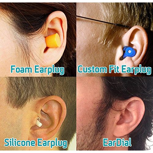 Gehörschutz-Motorrad EarDial HiFi Ohrstöpsel mit Behälter