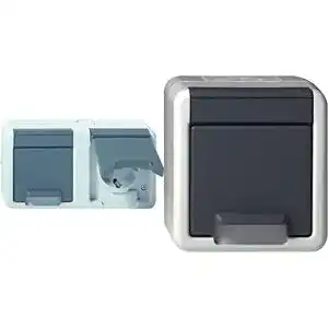 Gira-Steckdose Gira 1129898 Doppelsteckdose SCHUKO 078130