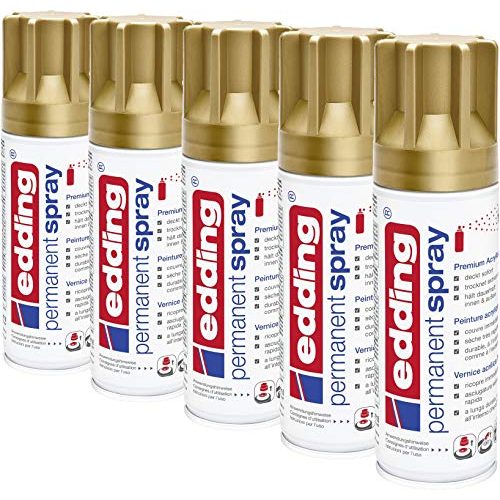 Die beste goldspray edding 5200 permanent spray reich gold matt 5x Bestsleller kaufen