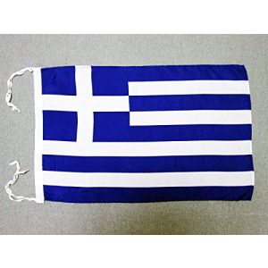 Griechenland-Flagge AZ FLAG GRIECHENLAND 45x30cm, Kordel