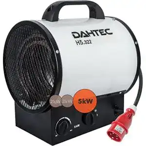 Heizlüfter 5 kW DAHTEC 5000 Watt Keramik Heizlüfter