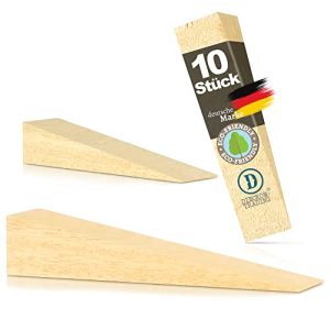 Holzkeile Dieckow-Trading ® 10 extra stabile, Naturholz 80x35x30