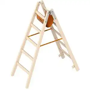 Holzstehleiter LAYHER 2×5 Sprossen