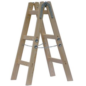 Holzstehleiter Systafex ® Leiter Doppelstufenleiter 95cm