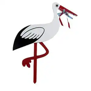 Holzstorch Magni Co. Magni Klapperstorch Storch Steckholz