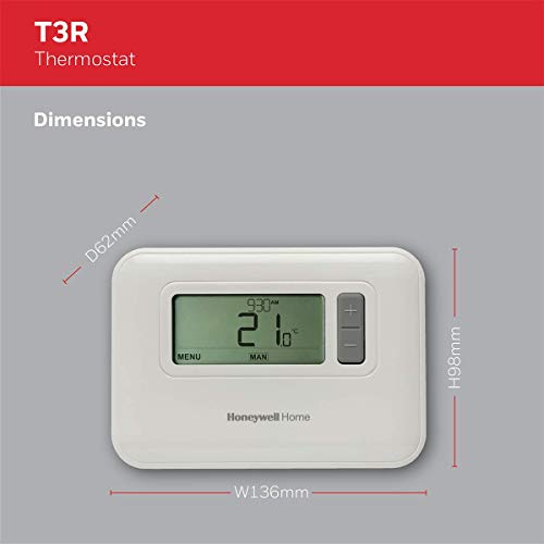 Honeywell-Thermostat Honeywell Home T3R 7-Tage, drahtlos