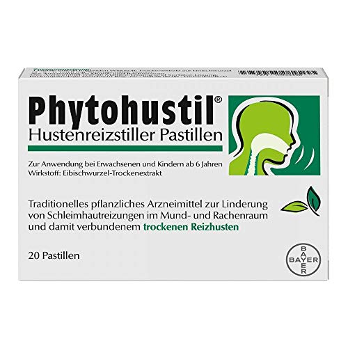 Die beste hustenstiller phytohustil 20er packung hustenreizstiller pastillen Bestsleller kaufen