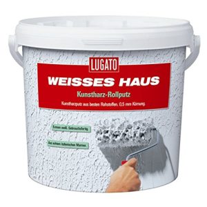 Innenputz Lugato Weisses Haus Kunstharz Rollputz 8 kg