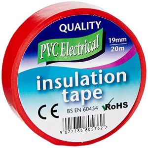 Isolierband Mercury ETRP8, 19 mm x 20 m, Rot, 1 Rolle