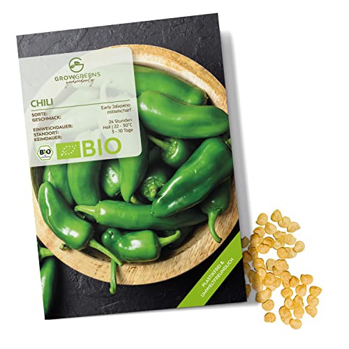 Die beste jalapeno samen growgreens bio chili samen early jalapeno Bestsleller kaufen