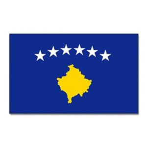Kosovo-Flagge Import Fahne/Flagge Republik Kosovo 90 x 150 cm