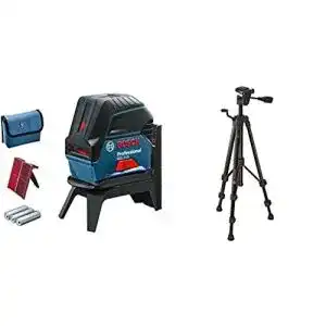 Kreuzlinienlaser mit Stativ Bosch Professional GCL 2-15 roter Laser