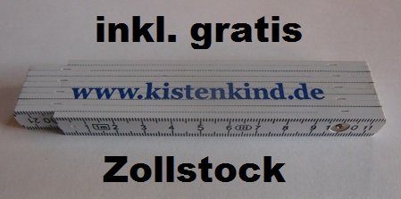 Kunststoffpalette AUER 2x Leichtpalette 80×60 inkl. gratis Zollstock
