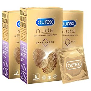 Latexfreie Kondome Durex Kondome, Nude ohne Latex, 24 Stück