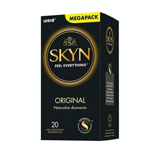 Latexfreie Kondome Unimil SKYN Original Megapack, Black