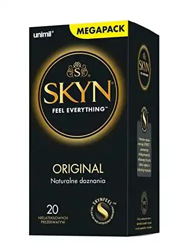 Latexfreie Kondome Unimil SKYN Original Megapack, Black