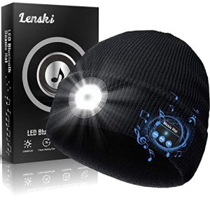 LED-Mütze Lenski Geschenke für Männer/Frauen, Bluetooth
