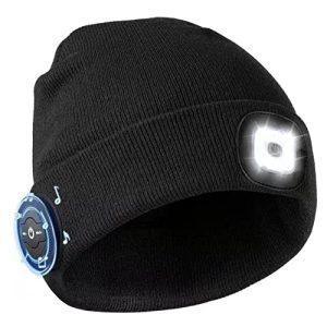 LED-Mütze TANGCISON Bluetooth Beanie Mütze, Unisex
