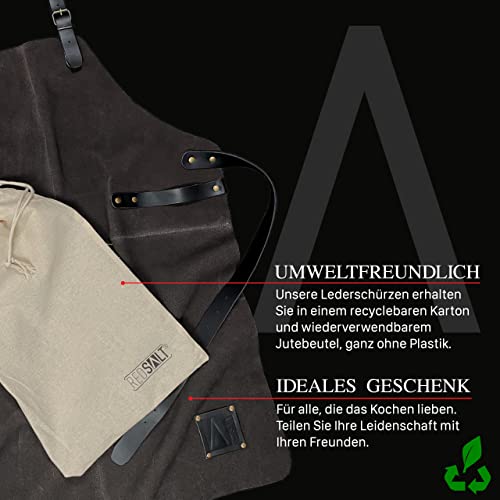 Lederschürze REDSALT ® Premium 100% Büffel Wild Leder