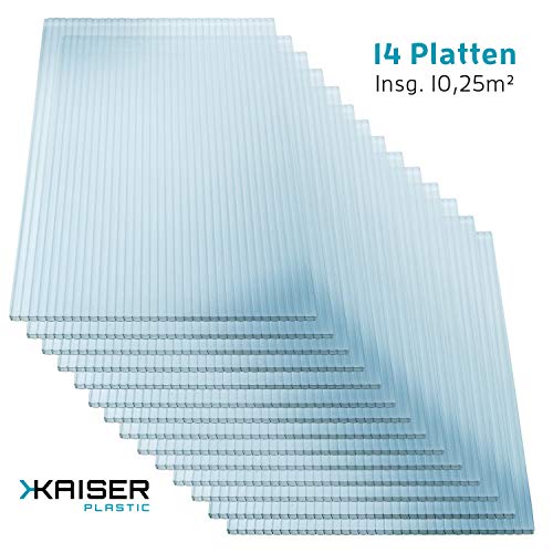 Lichtplatten KAISER PLASTIC ® Xtra-Strong, 14 STK. Polycarbonat
