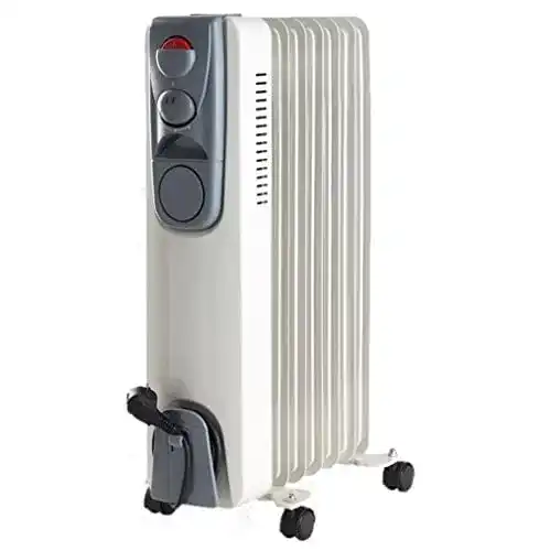 Mobile Elektroheizung JUNG DAYE15 mit Thermostat, 1500 Watt