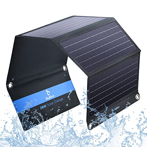 Die beste mobile solaranlage bigblue 28w tragbar mit 3 usb port Bestsleller kaufen