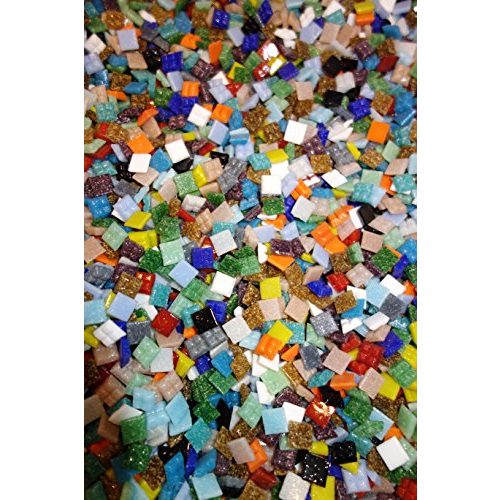 Mosaikfliesen Fliesenhandel Fundus 1 kg Glasmosaik 1x1cm