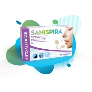 Nasenfilter SANISPIRA Anti-Allergie, patentiertes 360° Filtersystem
