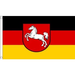 Niedersachsen-Flagge AZ FLAG Flagge Niedersachsen 90x60cm