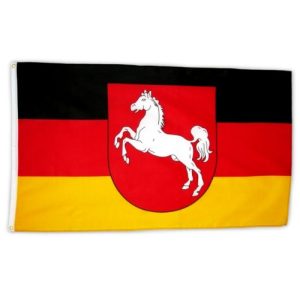 Niedersachsen-Flagge Flags4You Fahne Niedersachsen 90×150 cm