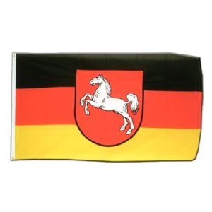 Niedersachsen-Flagge MaxFlags, niedersächsische Fahne