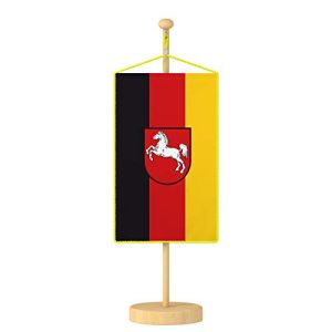 Niedersachsen-Flagge Vispronet ® 15 x 25 cm Tischbanner