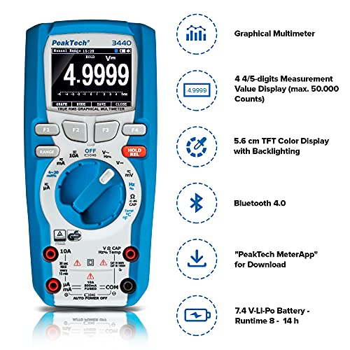 Peaktech-Multimeter PeakTech 3440 True RMS Digital Multimeter