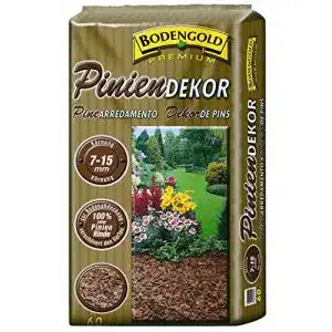Pinien-Rindenmulch Pinienrinde Bodengold 7-15mm 60 L