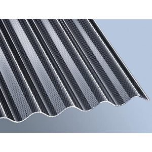 Polycarbonat-Wellplatten Acrylshop24 Profilplatte Sinus 76/18