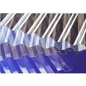 Polycarbonat-Wellplatten PC Lichtplatte Profil 76/18 Trapez
