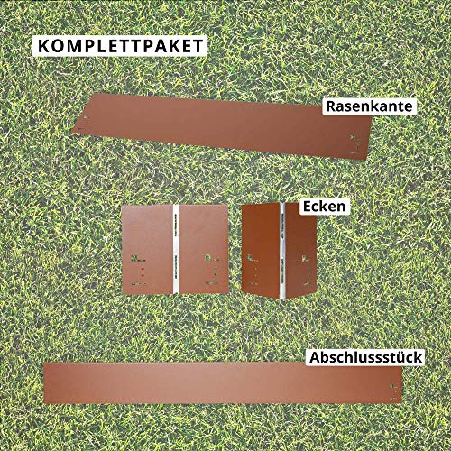 Rasenkante Metall HN Kernstützen Metallwaren, 1.20 m