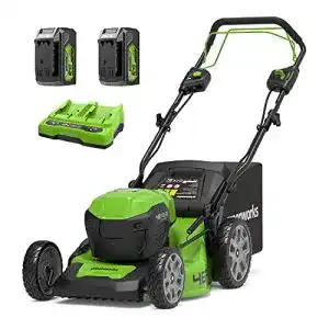 Rasenmäher 46 cm Schnittbreite Greenworks Tools, selbstfahrend