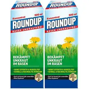 Roundup-Unkrautvernichter Roundup Rasen-Unkrautfrei, 2×500 ml