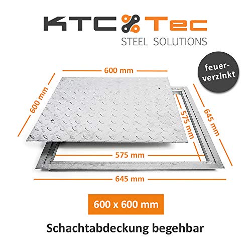 Schachtabdeckung KTC Tec SA-60 Stahl verzinkt begehbar