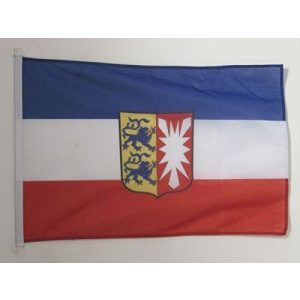 Schleswig-Holstein-Flagge AZ FLAG BOOTFLAGGE 45x30cm