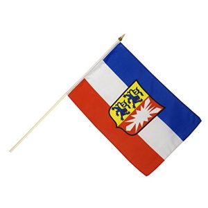 Schleswig-Holstein-Flagge Flaggenfritze Stockflagge + Sticker