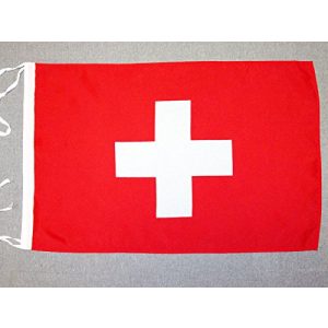 Schweiz-Flagge AZ FLAG Flagge Schweiz 45x30cm mit Kordel