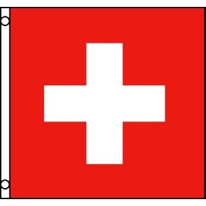 Schweiz-Flagge AZ FLAG Flagge Schweiz 90x90cm HELVETISCH